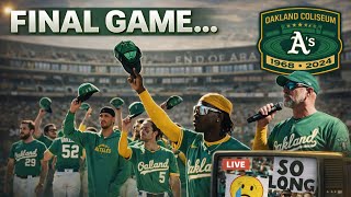 The Final moments at Oakland Coliseum! FULL REACTION!  😢💔