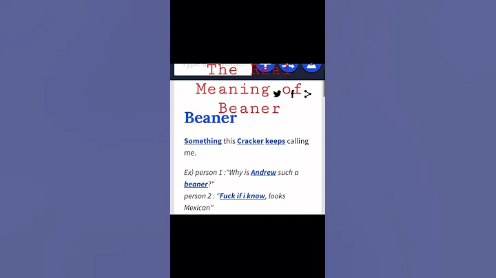 The Real Meaning of Beaner