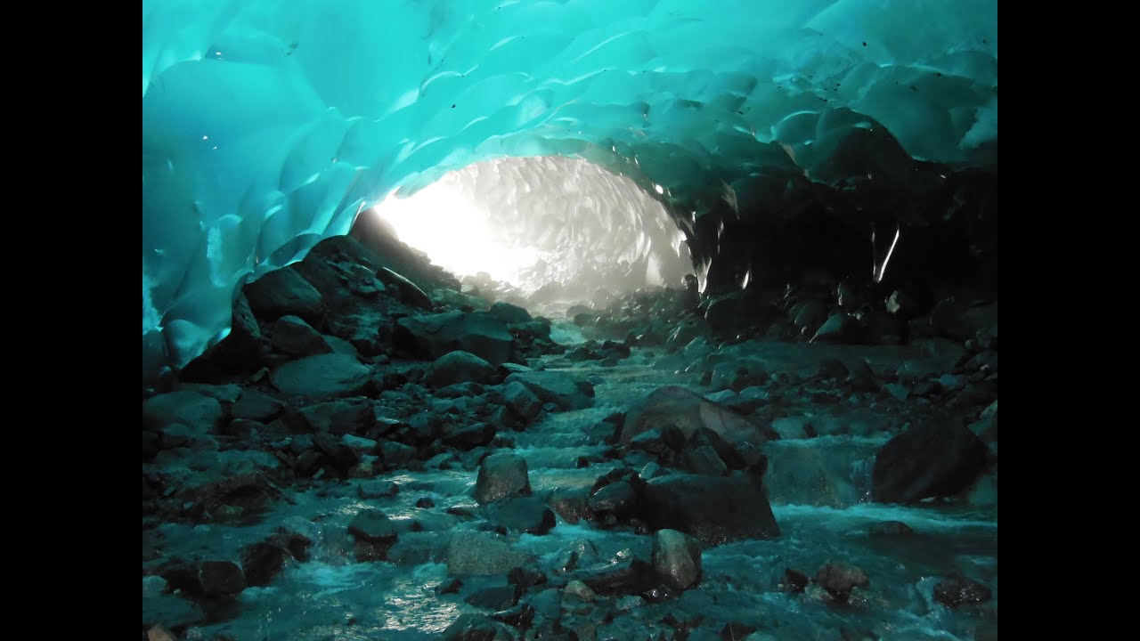 Mendenhall Glacier Ice Cave Juneau, Alaska - YouTube
