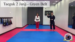 Taeguk 2 Jang - Green Belt