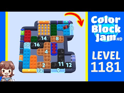 Color Block Jam Level 1181 Solution Walkthrough video preview