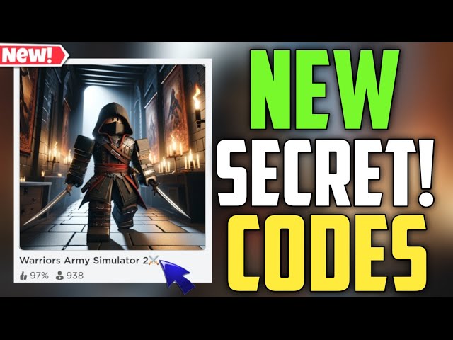 Warriors Army Simulator 2 Roblox GAME, ALL SECRET CODES, ALL