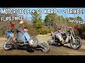 Budget 3 Wheeler Build Off! Abandoned CB750 and Scrapped Yard Kart Transformation