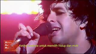 21 Guns - Green Day Live W/Subtitle Indonesia