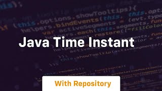 java time instant