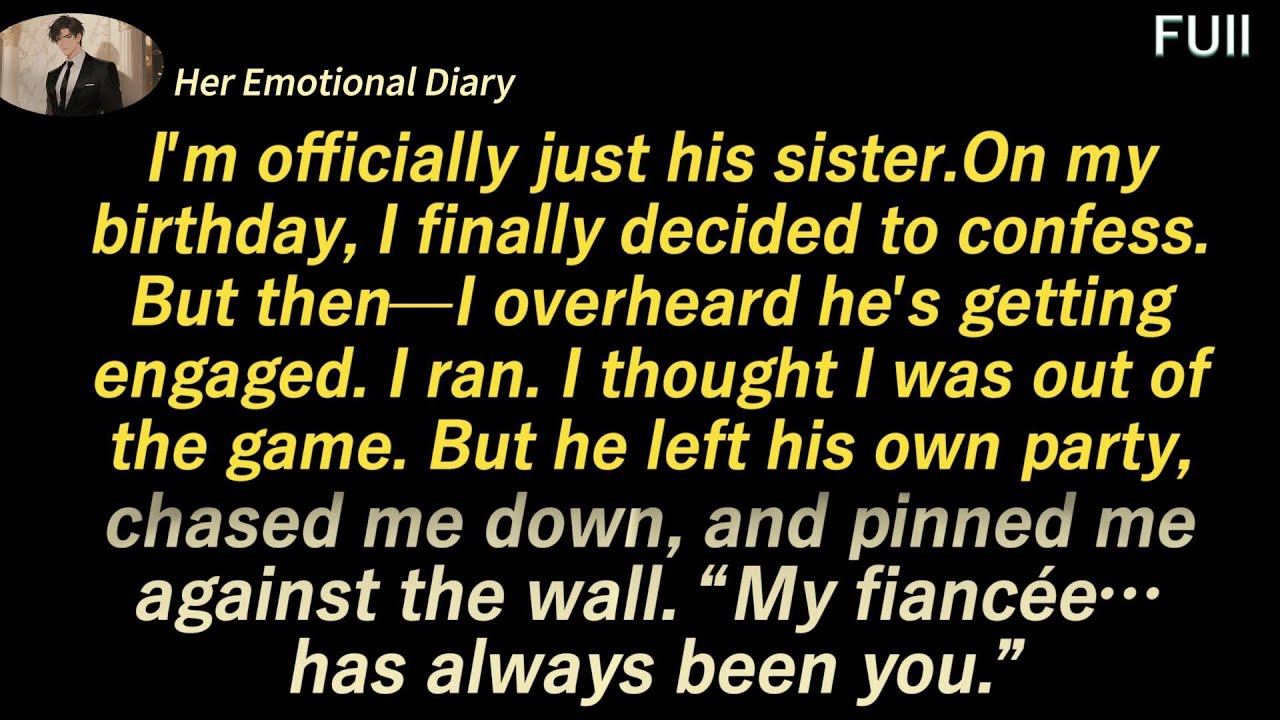 Just as I was about to confess, I overheard him—he’s getting engaged.I turned to leave—but he...