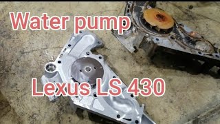 LEXUS LS430: how to change water pump on Lexus V8 engine #mechanic #lexus #autotechnician