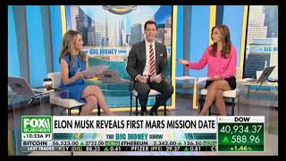 Taylor Riggs & Jackie Deangelis Dominates in a Black Mini Smoking Hot Legs & More On Fox Business