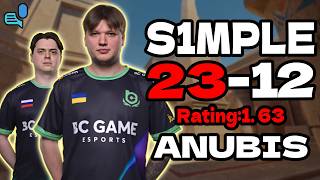 s1mple 23-12 | w/electronic | Rating: 1.63 | +VOICE | EU FACEIT | Jul 16, 2026 screenshot 3