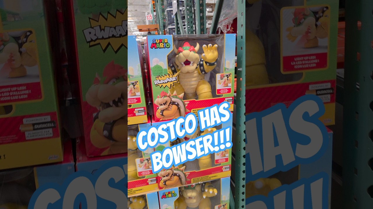 spotted super Mario Bowser at Costco! 
