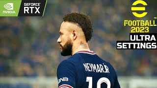 eFootball 2023 PSG vs Barcelona Ultra Settings Gameplay