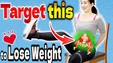 🔥Automatic Fat Burn 24 Hour by Focusing on this Muscle While Sitting on Chair ! Lose Weight