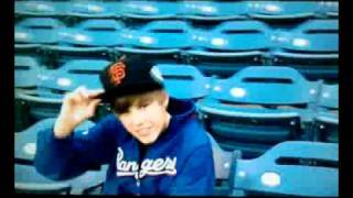 Justin Bieber singing before World Series Game #3