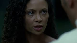 HBO WestWorld Maeve Bricks Herself