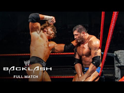 FULL MATCH Batista Vs Triple H World Heavyweight Title Match WWE Backlash 2005 