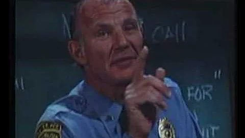 Michael Conrad, "Let's be careful out there"