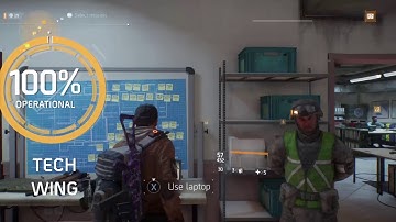 The Division fully upgrading Base Of Operations (every wing)