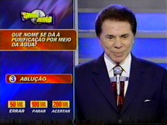 Cara erra na ultima pergunta do Show do Milhão fev/2002 - Vídeo