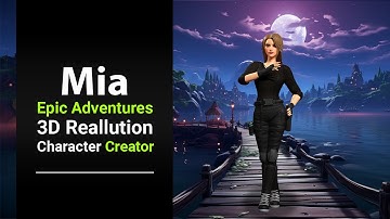 The Digital Adventures of Mia - 3D Character for Character Creator 4 & Unreal Engine 5
