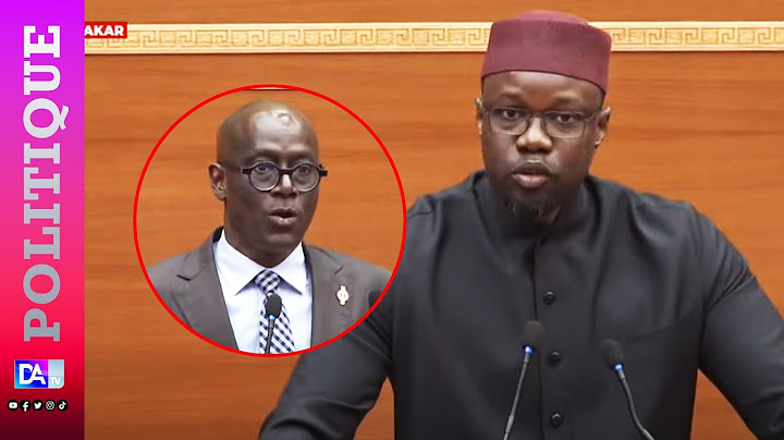 Ousmane Sonko répond à Thierno Alassane Sall: « Il y’a beaucoup d’amalgames dans votre discours »