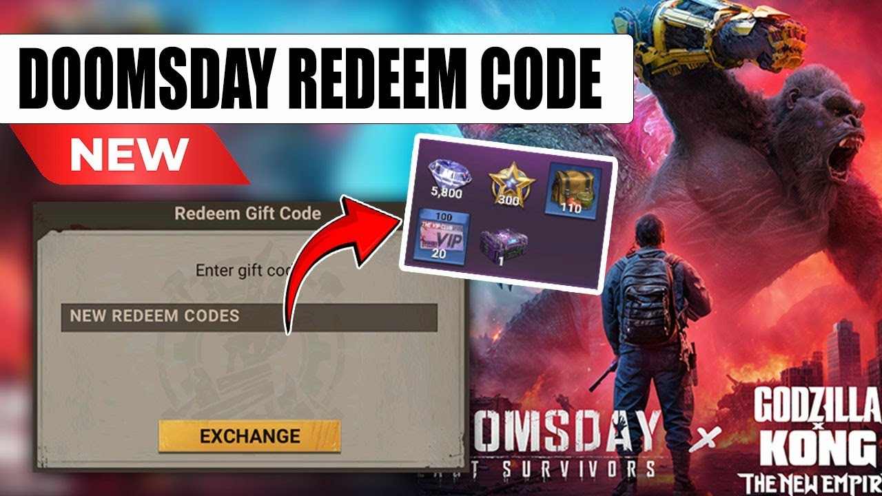 Doomsday Godzilla X Kong Gift Code - Doomsday Godzilla X Kong Gameplay ...
