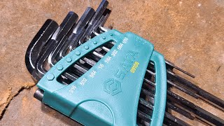 Sata Tools S2 Mid-Length Hex Key Allen Wrench Set Review