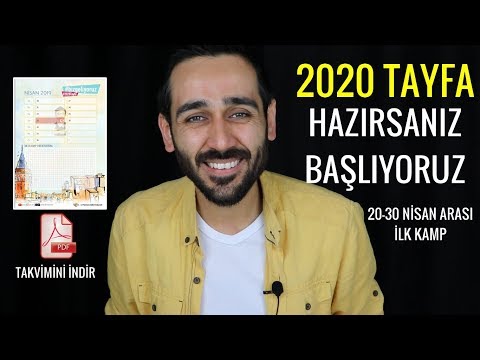 2020 Tayfa Hazırsanız Kampa Başlıyoruz! | Kampta Neler Yapacağız? +PDF