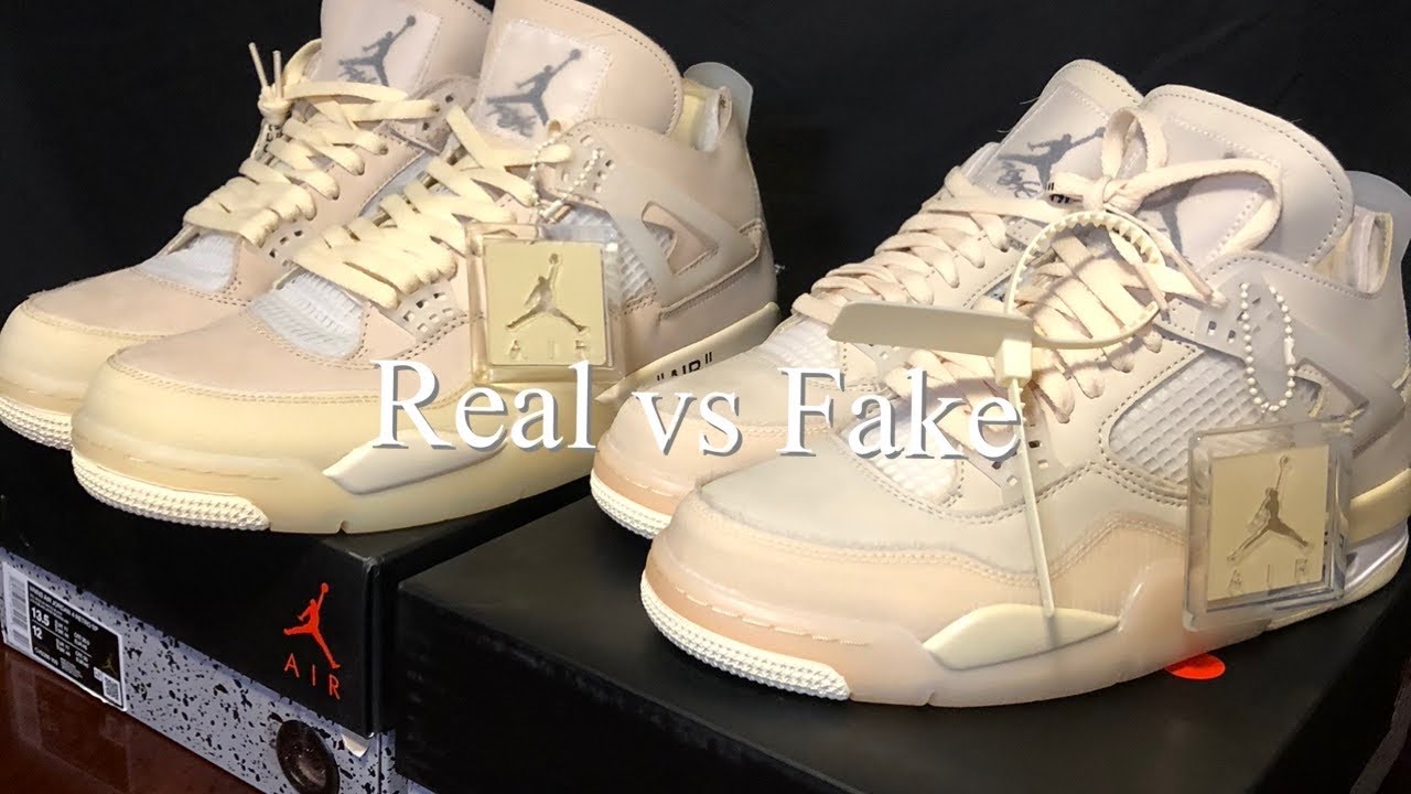 off white 4s real vs fake