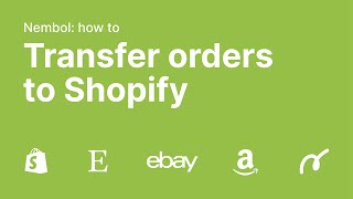 How to import orders into Shopify: auto transfer eBay, Amazon, Etsy WooCommerce orders to Shopify