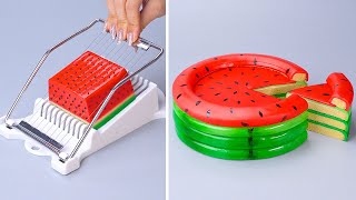 Easy and Delicious Watermelon Cake Recipes 🍉 How to Make Cake Decorating Ideas