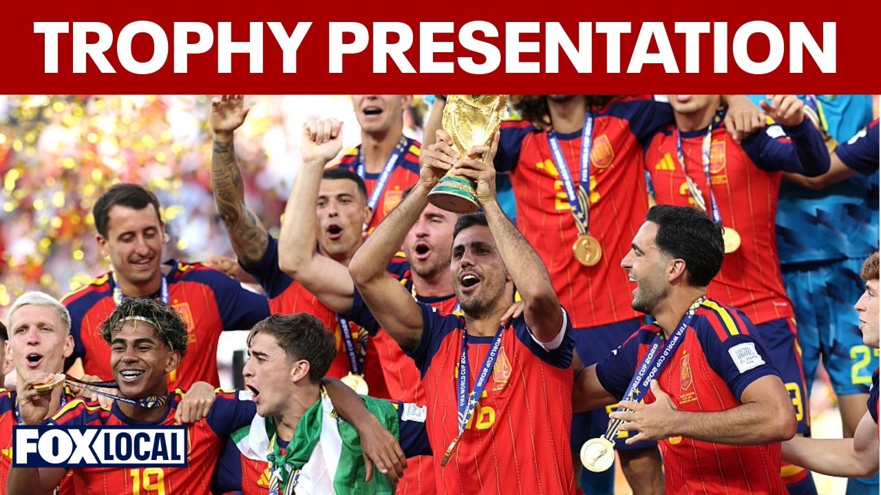FULL: Spain lifts World Cup Trophy 🏆 | 2026 FIFA World Cup trophy presentation