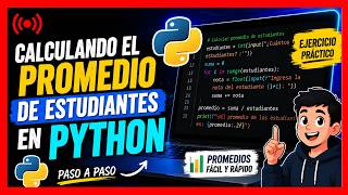 💎 Calculando el promedio de estudiantes en Python | En vivo