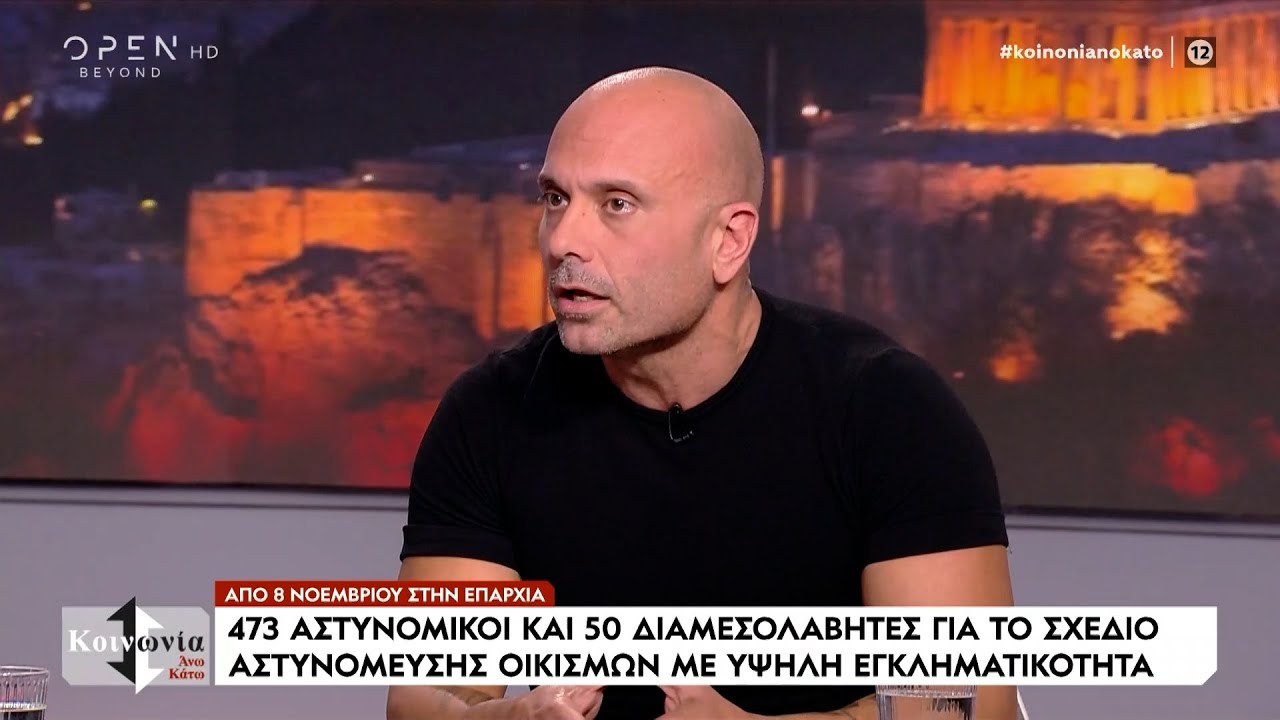 24ωρη αστυνόμευση στους καταυλισμούς των Ρομά στην Αθήνα | OPEN TV