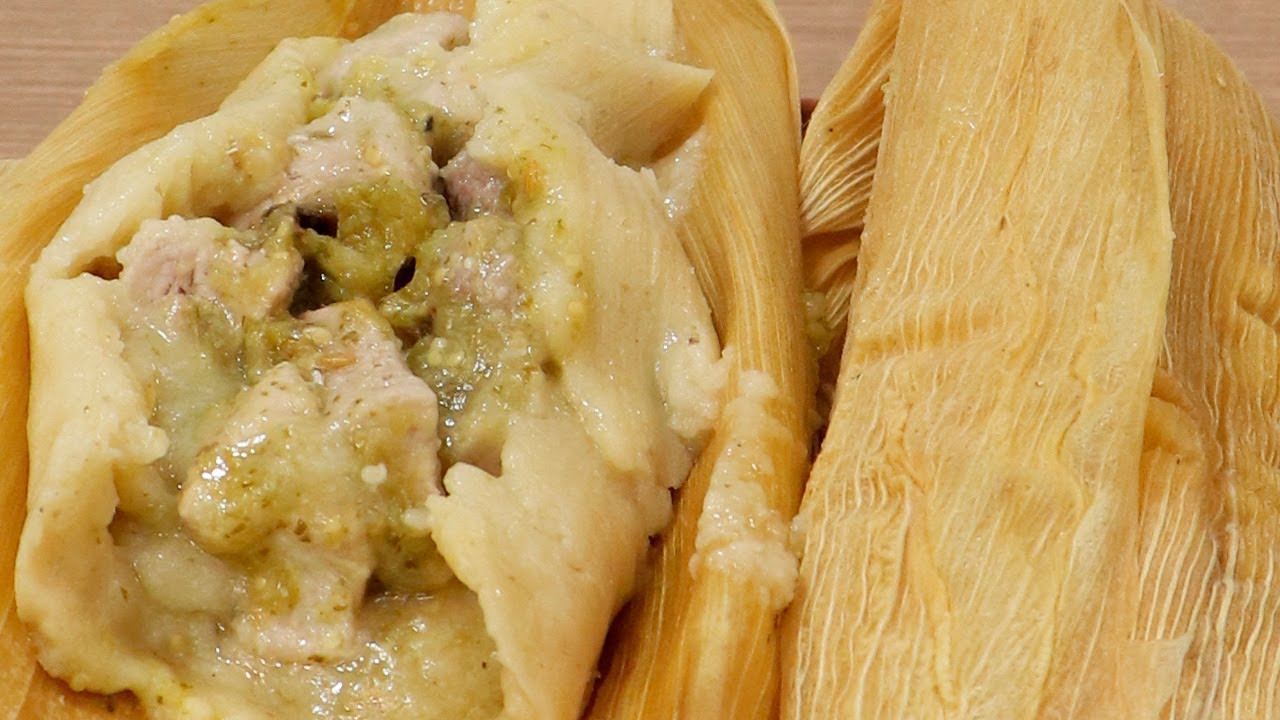 Tamales de puerco en salsa verde YouTube
