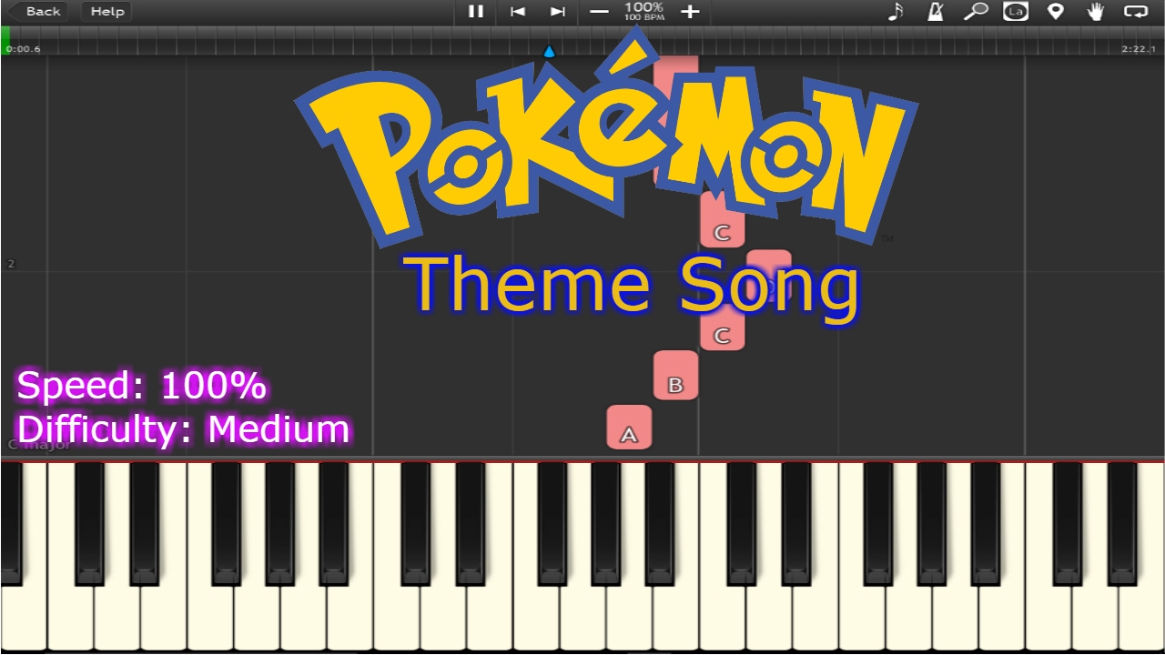 pokemon journey piano