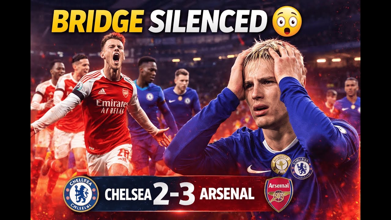 Chelsea 2-3 Arsenal Highlights | Garnacho Brace Not Enough! ARSENAL SILENCE STAMFORD BRIDGE! 😱
