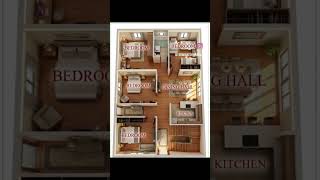 3d plan 29*40 #shorts #3d #3dplan #naksa
