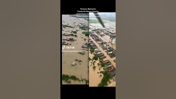 enchente em Balneário Camboriú