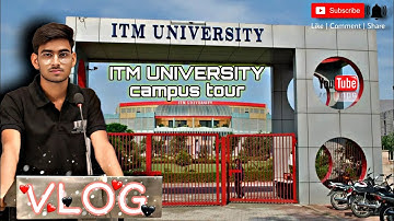"My Life at ITM College Gwalior | Real Student Experience Vlog" |#itmcollege #firstvlog #collegelife