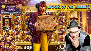 MORENO SLOT ONLINE - Incredibile BONUS a BET 500 💰 alla BOOK OF THE FALLEN 📕🎰 | SPINNATE PAZZE🤑 #8 |