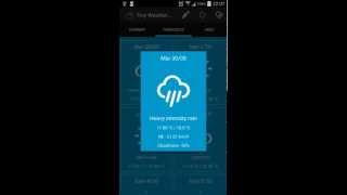 Tiny Weather - Android demo video screenshot 3