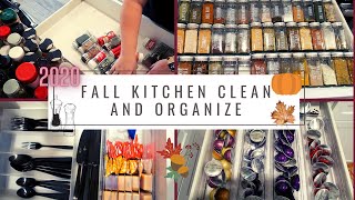 Fall 2020 Kitchen Organization Ideas| Clean, Declutter and Organize with me | Motivation