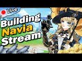 F2P Attempts to Build Navia in one Genshin Impact stream! | Live