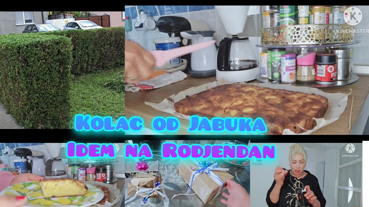 Ala sam sredila zivu ogradu pod konac i jos pravim kolac a moram i na rodjendan