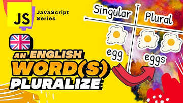 JS #S62 🤩 Pluralize or singularize word based on count in JavaScript