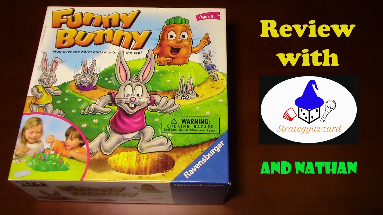 RAVENSBURGER FUNNY BUNNY CROQUE-CAROTTE BOARD GAME FRENCH NEW.