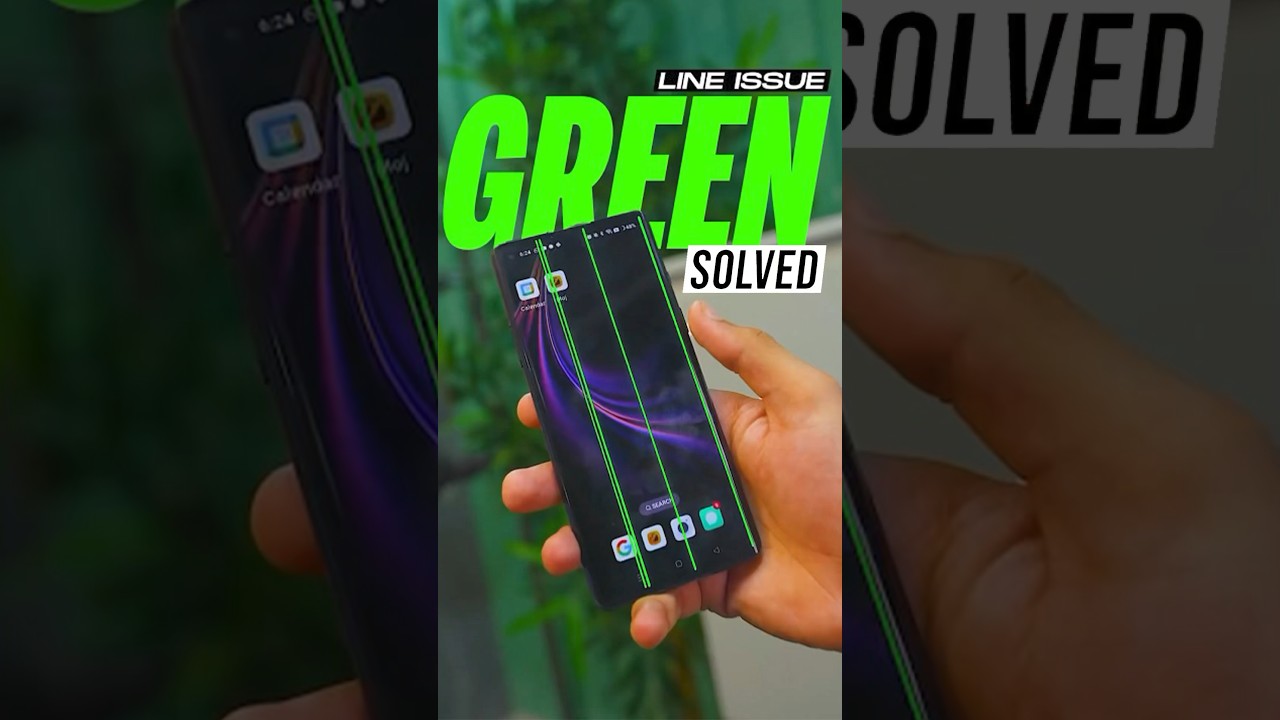 Oneplus 8 Green Line Issue SOLVED 😯    #shorts