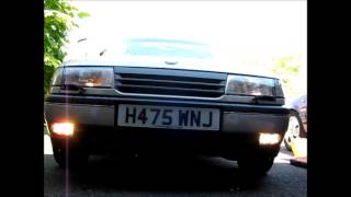 1990 Vauxhall Cavalier CD headlamp wipers in action.