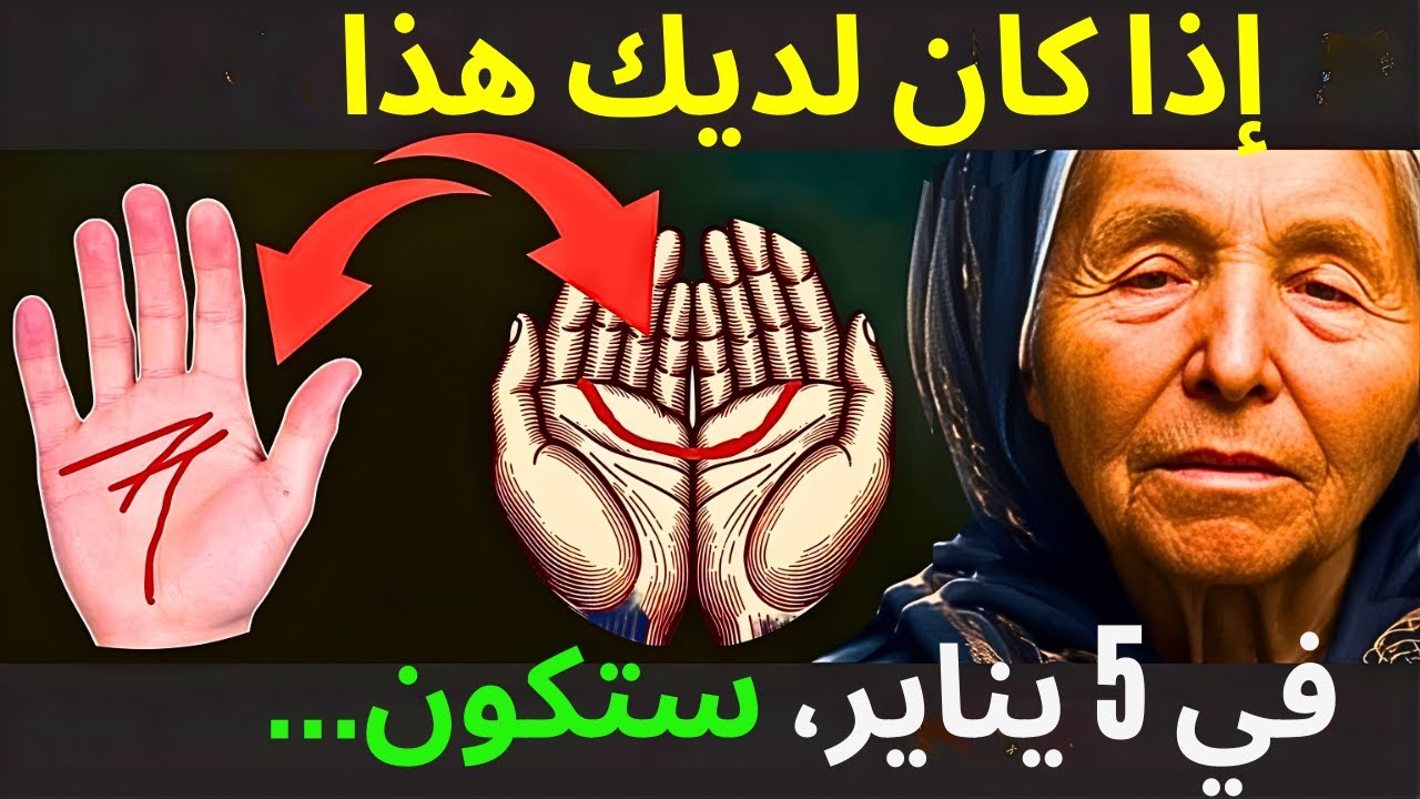 إذا كان لديك 🌙 هلال أو حرف «M» في كفّ يدك، شاهد هذا قبل فوات الأوان — بابا فانغا