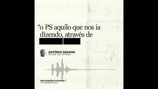 "O que o PS nos dizia é que estava refém da esquerda"